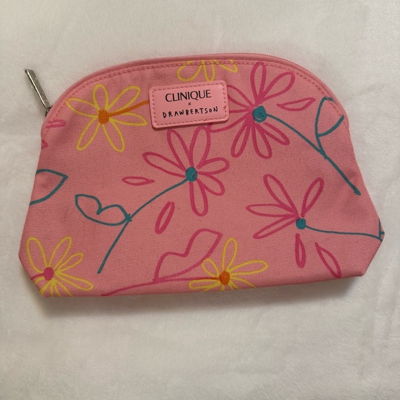 Clinique Handbags - Limited-Edition Clinique x Drawbertson Cosmetic Bag